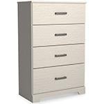 Stelsie White Chest of Drawers - DMV FurnitureChest