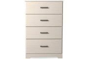 Stelsie White Chest of Drawers - DMV FurnitureChest
