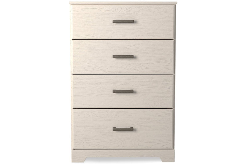 Stelsie White Chest of Drawers - DMV FurnitureChest