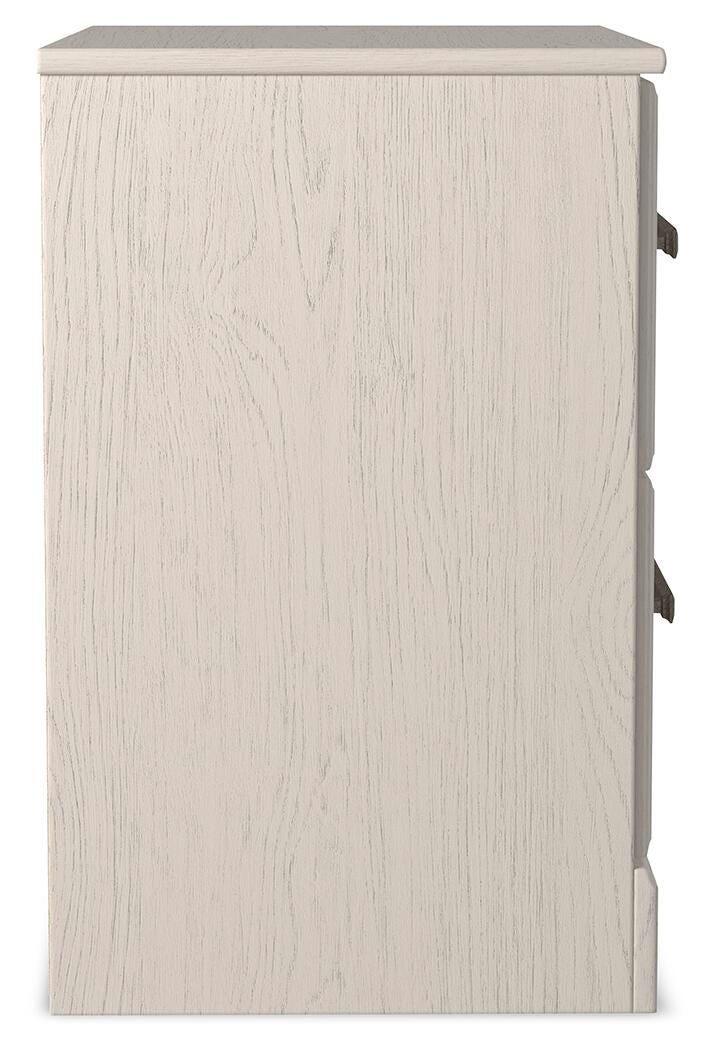 Stelsie White Dresser, Mirror, Chest and Nightstand - B2588B15