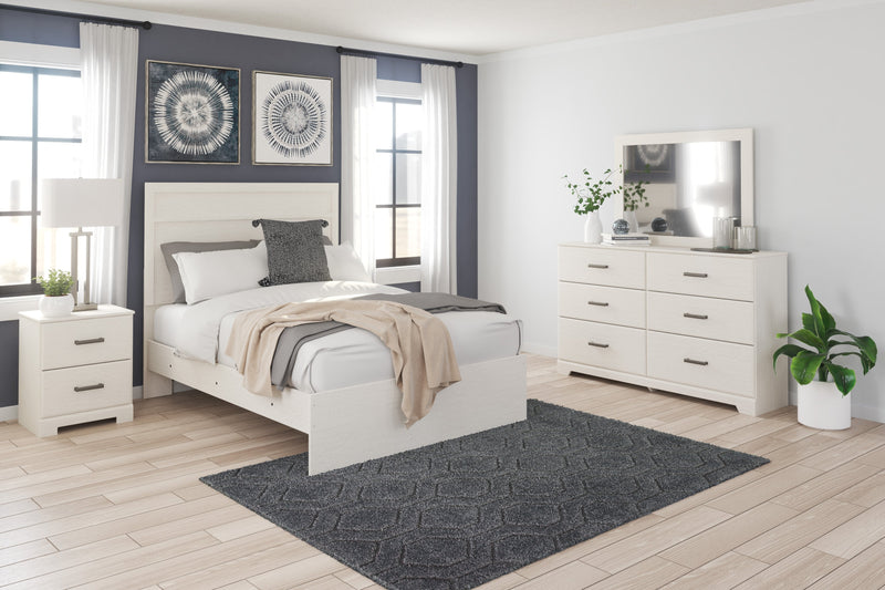 Stelsie White Full Panel Bed - DMV FurnitureFull Bed