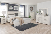Stelsie White King Panel Bed - DMV FurnitureKing Bed