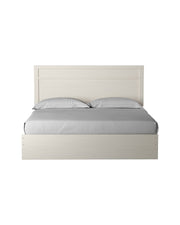 Stelsie White King Panel Bed - DMV FurnitureKing Bed