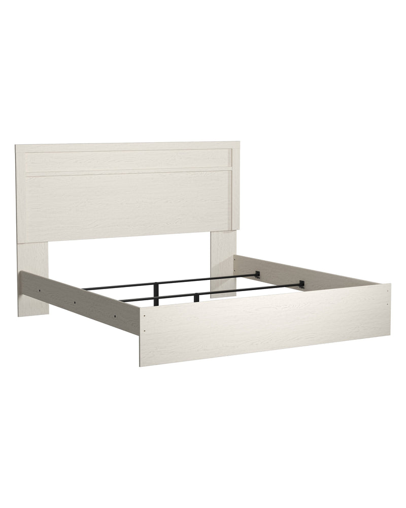 Stelsie White King Panel Bed - DMV FurnitureKing Bed