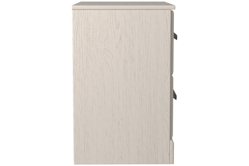 Stelsie White Nightstand - DMV FurnitureNightstand