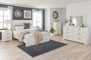 Stelsie White Queen Panel Bed - DMV FurnitureQueen Bed