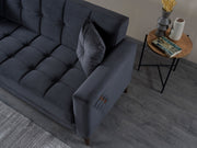 Step 88" Wide Square Arm Convertible Sofa - Sofas