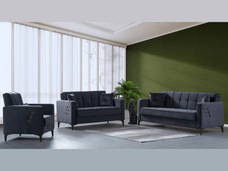 Step 88" Wide Square Arm Convertible Sofa - Sofas