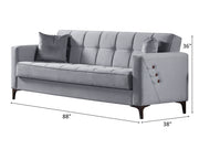Step 88" Wide Square Arm Convertible Sofa - Sofas