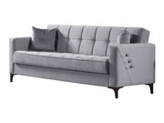 Step 88" Wide Square Arm Convertible Sofa - Sofas