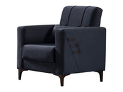 Step Convertible Chair Grey in Grey - 101-STE-DZ163-B