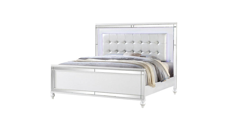 Sterling Queen Bed White - Sterling Queen Bed White