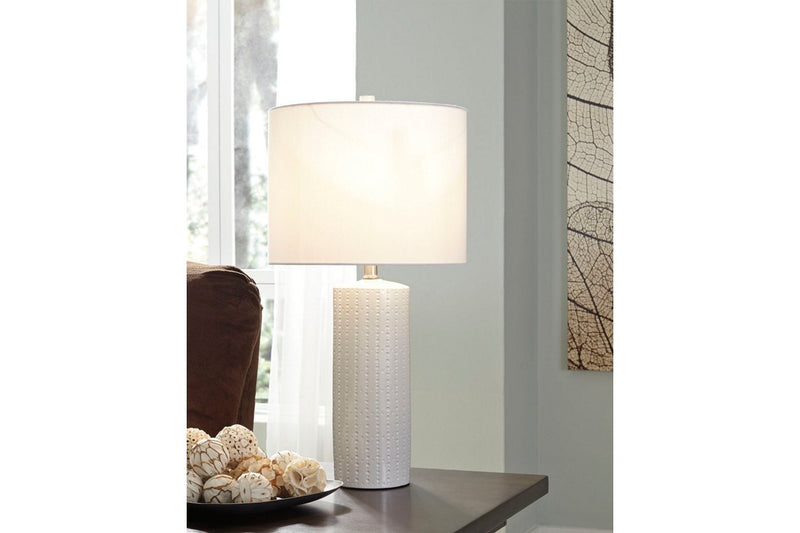 Steuben White Table Lamp (Set of 2) - DMV FurnitureTable Lamp Pair