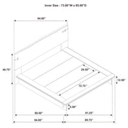 Stillwater California King Platform Bed - 222801KW