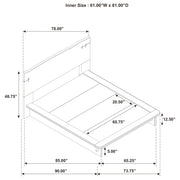 Stillwater Queen Platform Bed - 222801Q