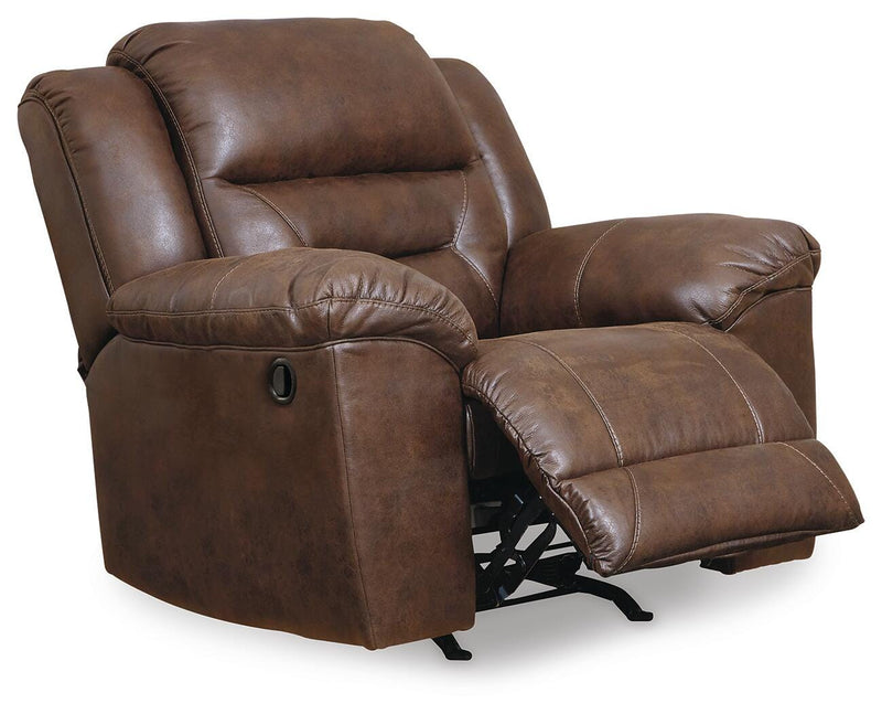 Stoneland Chocolate 2 Reclining Sofas and Recliner - 39904U8