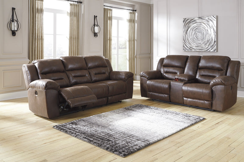 Stoneland Chocolate Power Reclining Living Room Set - DMV FurnitureLiving Room Set