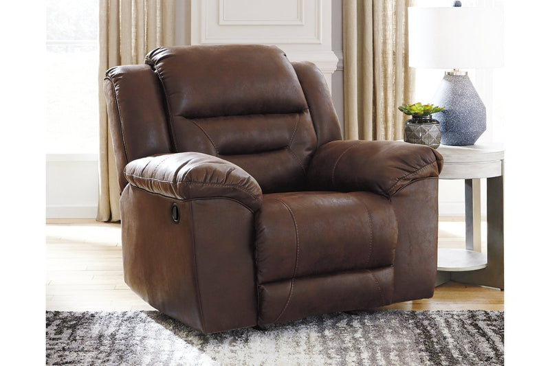 Stoneland Chocolate Recliner - DMV FurnitureRecliner
