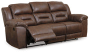 Stoneland Chocolate Reclining Sofa and 2 Power Recliners - 39904U6