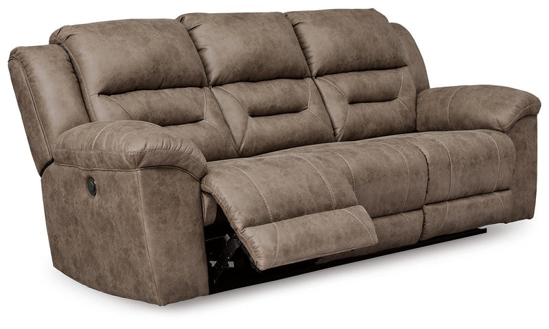 Stoneland Fossil Power Reclining Sofa and Power Recliner - 39905U10