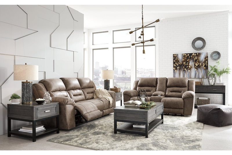 Stoneland Fossil Reclining Sofa - DMV FurnitureReclining Sofa