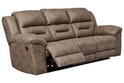 Stoneland Fossil Reclining Sofa - DMV FurnitureReclining Sofa