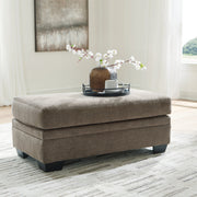 Stonemeade Sofa Chaise, Chair, and Ottoman in Nutmeg - PKG018541
