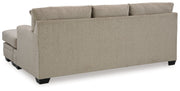 Stonemeade Sofa Chaise, Chair, and Ottoman in Taupe - PKG018537