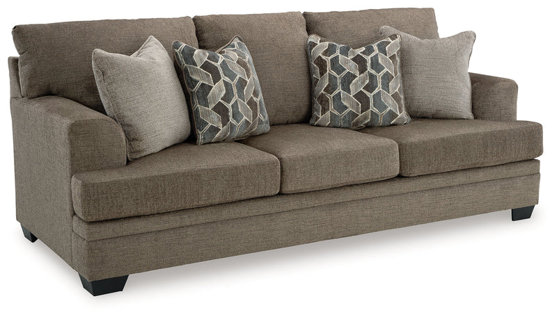 Stonemeade Sofa, Loveseat, Chair and Ottoman in Nutmeg - PKG018540
