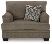 Stonemeade Sofa, Loveseat, Chair and Ottoman in Nutmeg - PKG018540