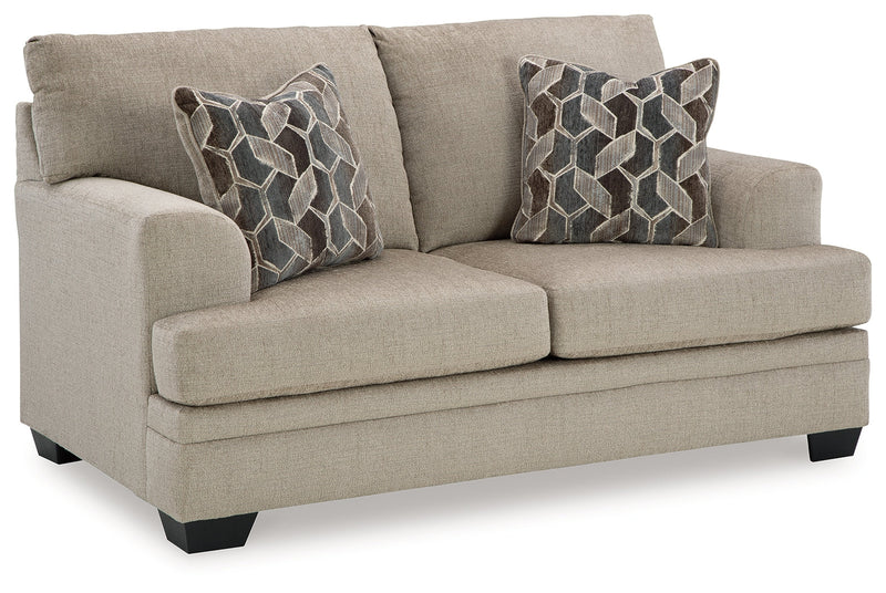 Stonemeade Taupe Loveseat - 5950435