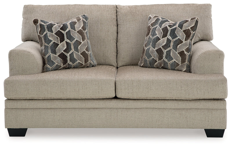 Stonemeade Taupe Loveseat - 5950435