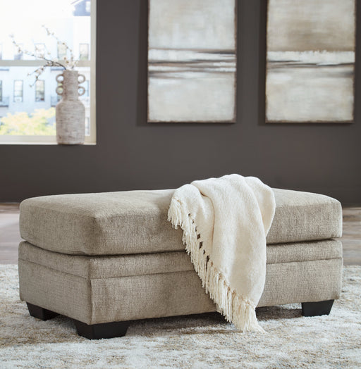 Stonemeade Taupe Ottoman - 5950414