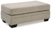 Stonemeade Taupe Ottoman - 5950414