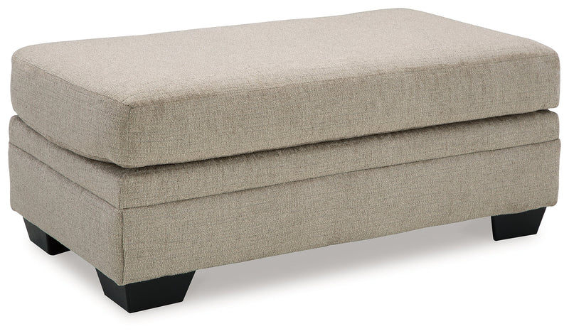 Stonemeade Taupe Ottoman - 5950414