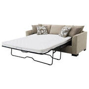 Storey Upholstered Sleeper Sectional Chaise Sofa Camel - 504778
