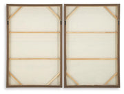 Stormish Beige/Brown Wall Art (Set of 2) - A8000534