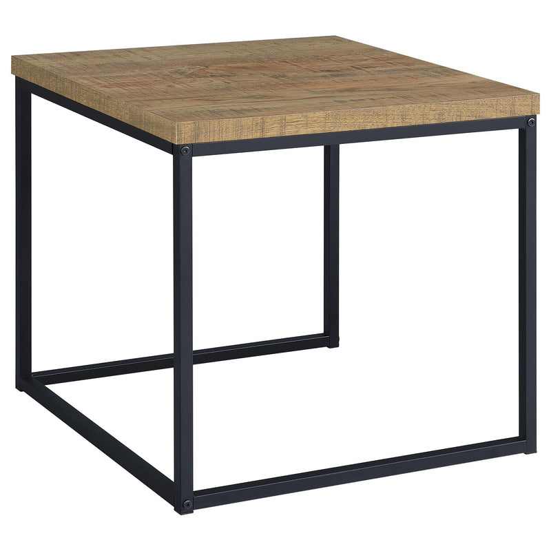Straden 3-piece Engineered Wood Coffee Table Set Mango and Black - 700144