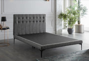 Stratton Full Foundation & Headboard (Bell Basic Grey) 1 Piece - 28STTW200200004