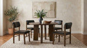 Strouse 47-inch Round Wood Dining Room Table Walnut - 193940WAL