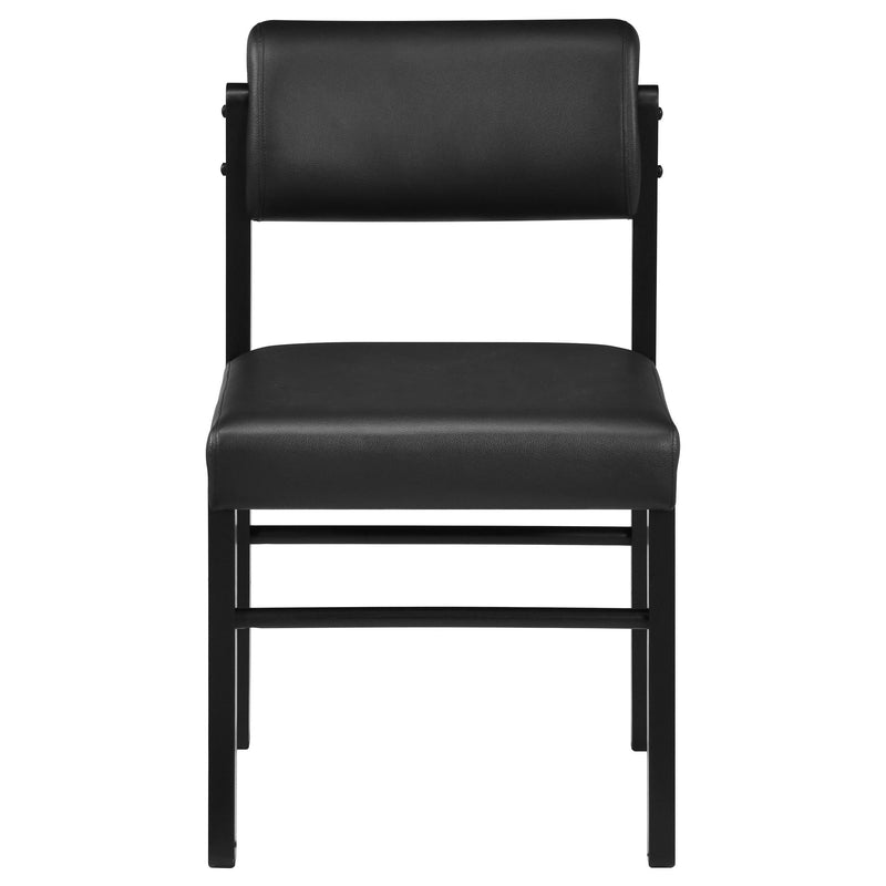 Strouse 5-piece Dining Set Black - 193940BLK-S5C