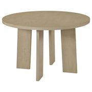 Strouse 5-piece Dining Set Cream and Natural Oak - 193940NAT-S5B