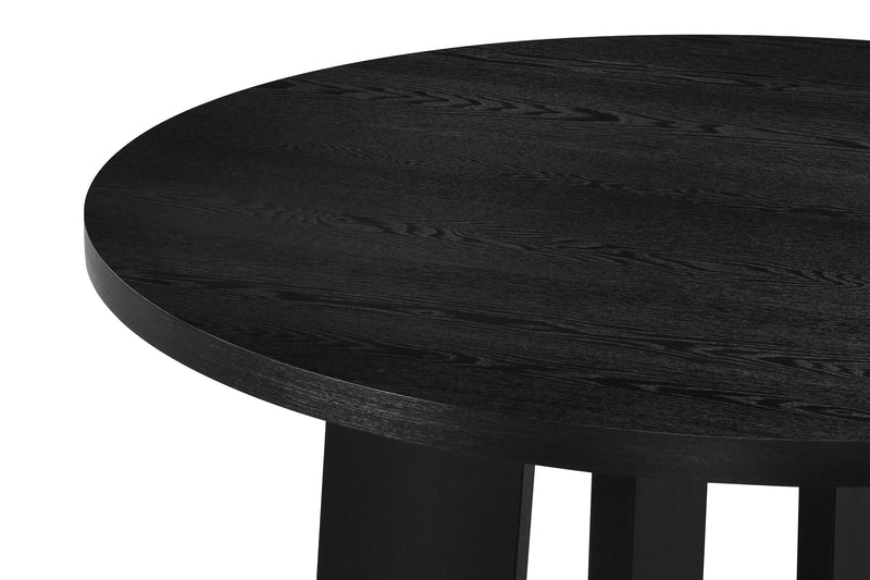 Strouse 5-piece Dining Set Grey and Black - 193940BLK-S5E
