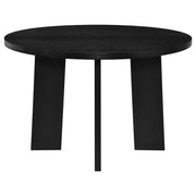Strouse 5-piece Dining Set Grey and Black - 193940BLK-S5E