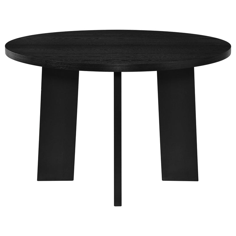 Strouse 5-piece Dining Set Grey and Black - 193940BLK-S5E