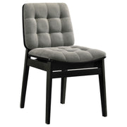 Strouse 5-piece Dining Set Grey and Black - 193940BLK-S5E