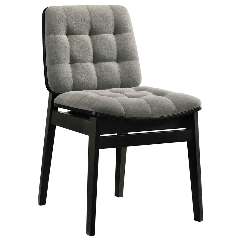 Strouse 5-piece Dining Set Grey and Black - 193940BLK-S5E
