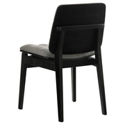 Strouse 5-piece Dining Set Grey and Black - 193940BLK-S5E