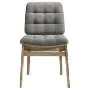 Strouse 5-piece Dining Set Grey and Natural Oak - 193940NAT-S5E
