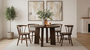 Strouse 5-piece Dining Set Walnut - 193940WAL-S5F